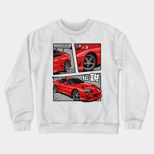 Supra MK-4 Manga Series (Red) Crewneck Sweatshirt